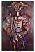20x24Cuban Painting CANVAS.Portocarrero art.ARLEQUIN