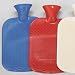 Classic Cross-Hatched Hot Water Bottle - RED - Made in Germany
