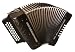 Hohner El Rey Del Vallenato GCF, Black