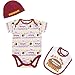 GERBER NFL Bodysuit, Bib & Cap Set (3 Piece)