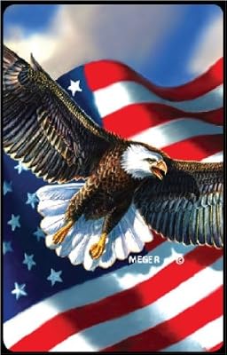 Bridge Score Pad - Patriotic Eagle - 50pages - 3.5 x 5.5 - Pack of 3