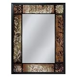 Head West Plum Patchwork Mirror, 25-Inch by 33-Inch