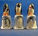 Porcelain China Collectable - Set of Three Thimbles - Model Top Penguins