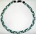 White Green
Titanium Tornado Baseball Necklace Green White 18