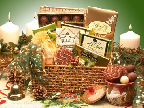 Happy Holiday Wishes Gift Basket by GBDS