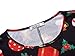 KIRA Women's Christmas Dress Xmas Gifts Print Flared Swing A Line Dress