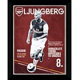 Arsenal FC. Fredrik Ljungberg Retro Framed Picture 16