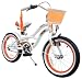 bike*star 40.6cm (16 Inch) Kids Children Girls Bike Bicycle Cruiser - Colour White