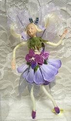 Periwinkle Fairy Flower Fairy Collection 6" Ornament