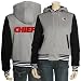 Kansas City Chief Jacket : Kansas City Chief Ladies Ash Varsity Fleece Jacket