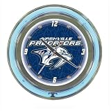 NHL Nashville Predators Neon Clock - 14