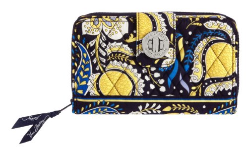Vera Bradley Turn Lock Wallet in Ellie Blue