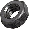 Steel Hex Nut, Zinc Plated Finish, Grade 6, Right Hand Threads, Meets DIN 934, Metric