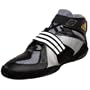 adidas Men's Extero II Wrestling Shoe,Black/White/Silver,12 M US