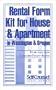 Rental Form Kit for House & Apartment in Washington & Oregon (Self-Counsel Legal)