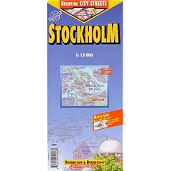 Laminated Stockholm Map by Berndtson/Borch (English Edition)