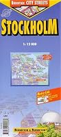 Laminated Stockholm Map by Berndtson/Borch