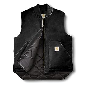 Mens CARHARTT Cotton Water Resistant Arctic Vest (ALL COLORS) (Sizes SML - 5XL R  T)... by Carhartt Vests