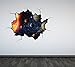 60 Second Makeover Full Colour Solar System Cracked Wall Sticker Decal Boys Bedroom Outer Space Universe Planets Playroom Galaxy