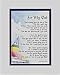 "For My Dad" Touching 8x10 Poem, Double-matted in White Over Navy And Enhanced With Watercolor Graphics. A Gift For A Father.