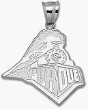 Purdue Boilermakers Giant 1 5/8 W x 1 1/2 H Speed Train Pendant - Sterling Silver Jewelry