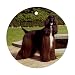 Afghan Hound Black Ornament (Round)