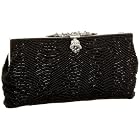 La Regale Rhine Frame Bead Clutch
