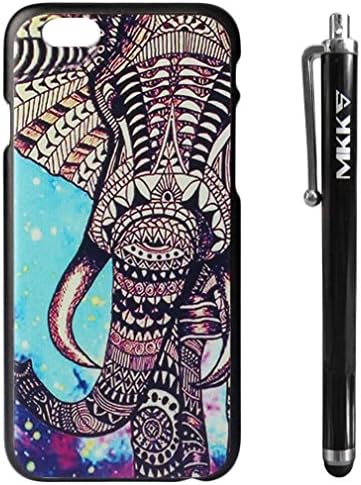 iphone 6 case,MKKS Cute Elephant Pattern Hard Plastic Shell Case Cover for iphone 6 4.7" (not fit for iphone 6 plus) with a MKKS Stylus Pen As a Gift