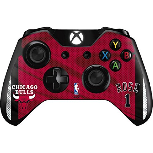 NBA Chicago Bulls Xbox One - Controller Skin - Derrick Rose Chicago Bulls Jersey Vinyl Decal Skin For Your Xbox One - Controller