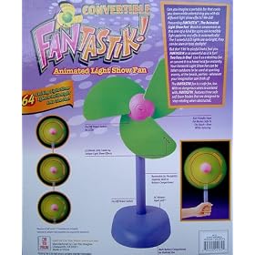 Fantastik Automated Light Show Fan GRN PUR by Zero Toys