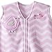 Halo Sleepsack Micro-Fleece Wearable Blanket, Pink Zig Zag, Small
