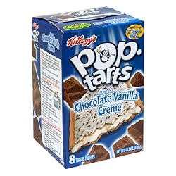 Pop-Tarts, Chocolate Vanilla Creme, 8-Count Boxes (Pack of 12)