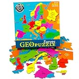 GeoPuzzle Europe - Educational Geography Jigsaw Puzzle (58 pcs) - by Geotoys