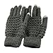 Bao Xin Wool Knitted Glove Special Designed for Touch Screen Cell Phone / Tablet /Mp5 etc ,Soft and Cold Proof (Gray)