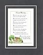 Touching and Heartfelt Poem for Home - House Blessing . . . Poem on 11 x 14 inches Double Beveled Matting