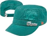 NFL Women's Miami Dolphins Goal-2-Go Military Cap (Green, One Size Fits All)