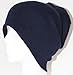 Ribbed Beanie Hat Slouch Style Skull Cap Ski Hat Navy