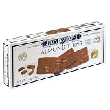 Jules Destrooper Thins, Almond, 3.5-Ounce Boxes (Pack of 12)