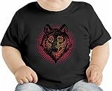 Graphic Wolf Head オーガニックベビーTシャツ 12 - 18 Months