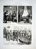 POLICE COURT & LOCK UP CONSTANINOPLE Old Print TURKEY