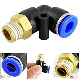Buy Amico 90 Degree 6x10mm Pneumatic Quick Connecting Tube Fitting by uxcell
