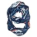 NFL Denver Broncos Sheer Infinity Scarf, One Size, Blue