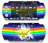 Rainbow Stars Decorative Protector Skin Decal Sticker for Sony Playstation PSP 1000 Portable System