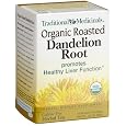 Save on Traditional Medicinals Organic Roasted Dandelion Root Herbal Tea, 16-Count Wrapped Tea Bags (Pack of 6)