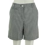 Jones New York Checkered Stretch Shorts