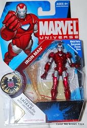Marvel Universe 3.75" Iron Man Action Figure Silver Centurion