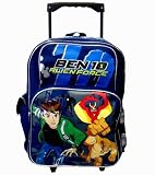 Ben 10 Alien Force Large Rolling Backpack - Ben 10 Wheeled Backpack