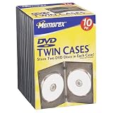 Memorex 2-Disc DVD Movie Cases (10-Pack)
