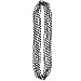 Black 32in Bead Necklaces 6ct