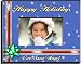 Personalized Blue Christmas Picture Frame